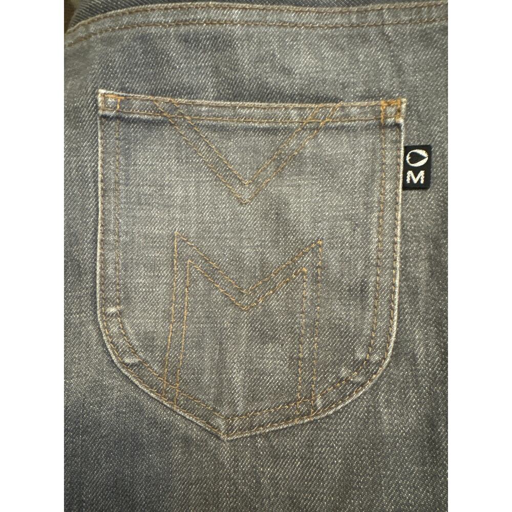 Morgan de Toi Homme Y2K Buckle Strap Jeans Gray Denim Pants small - Picture 5 of 14